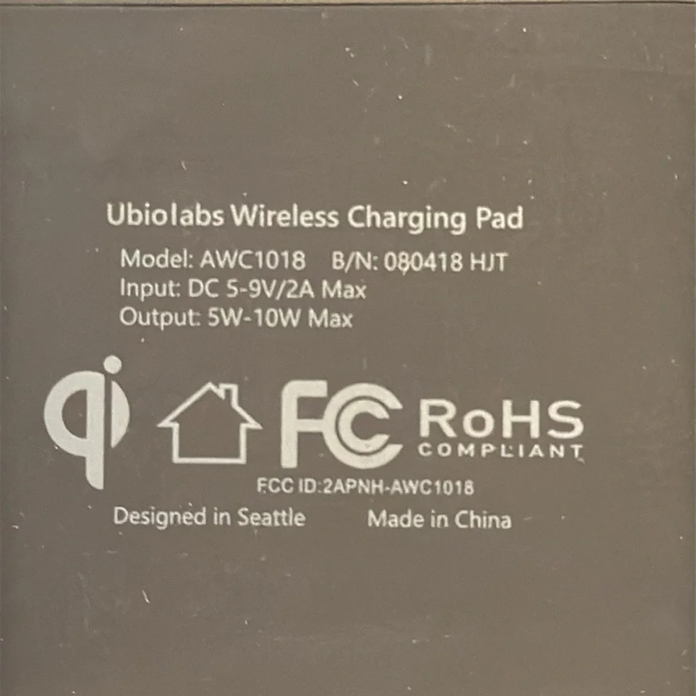 Ubio Labs Wireless High-Speed Cell Phone Charging Pad